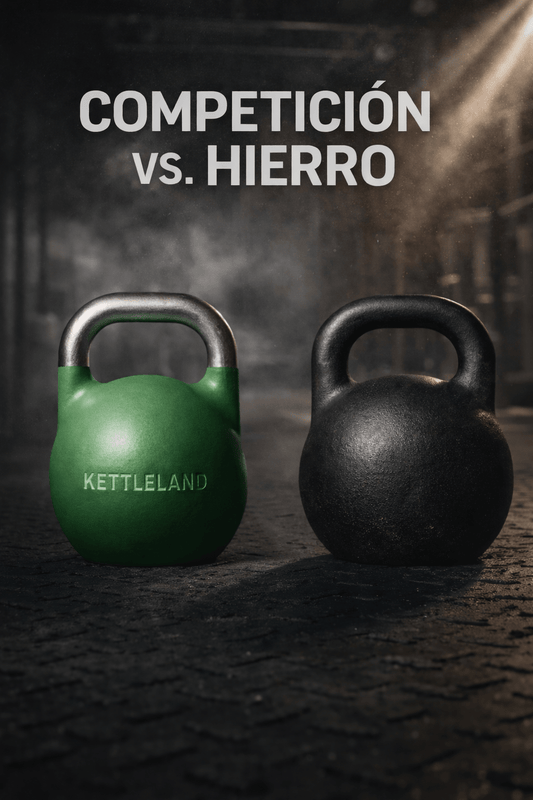 Kettlebell de Competición vs Hierro Fundido: Guía Técnica para Elegir según tu Rendimiento - Kettleland