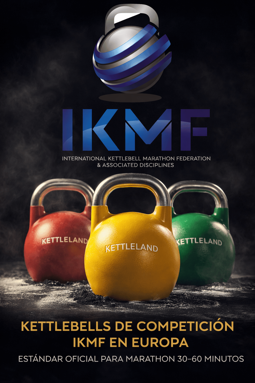 Kettlebells de Competición IKMF en Europa | Estándar Hollow Oficial Marathon 30–60' - Kettleland - Material Oficial Federación IKMF