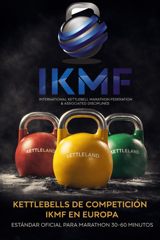 Kettlebells de Competición IKMF en Europa | Estándar Hollow Oficial Marathon 30–60' - Kettleland - Material Oficial Federación IKMF