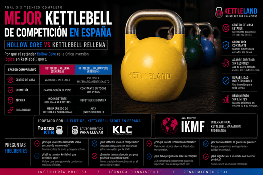 La Mejor Kettlebell de Competición: El Veredicto de los Atletas Profesionales - Kettleland - Material Oficial Federación IKMF