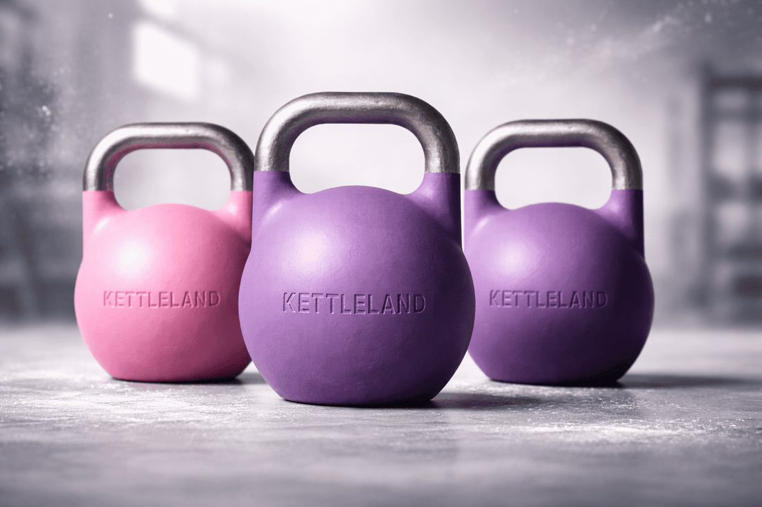 La mejor kettlebell para kettlebell sport: estándares de competición, medidas oficiales y colores internacionales - Kettleland - Material Oficial Federación IKMF