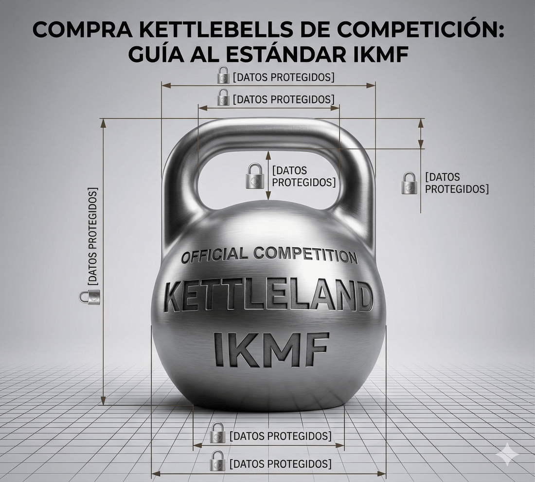 Medidas Oficiales de una Kettlebell de Competición (Guía Técnica 2026) - Kettleland - Material Oficial Federación IKMF