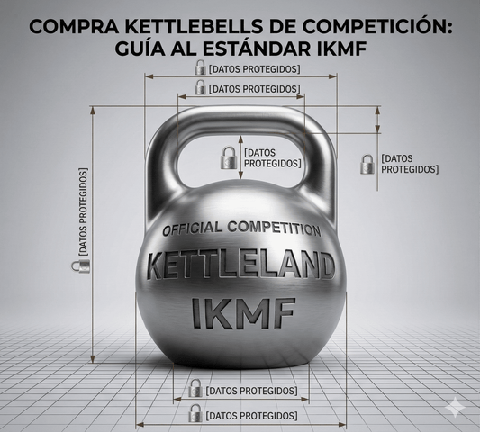 Medidas Oficiales de una Kettlebell de Competición (Guía Técnica 2026) - Kettleland - Material Oficial Federación IKMF