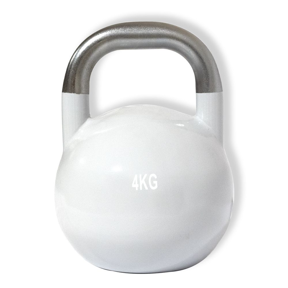 Kettlebell de Competición Formativa Kettleland– Aluminio – Peso 4 kg Kettleland - Material Oficial Mundiales IKMF - Kettleland - Material Oficial Federación IKMF Mallorca