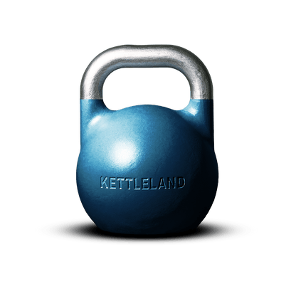 Kettlebell de Competición Profesional Kettleland– Acero Sólido – Peso 12 kg Kettleland - Material Oficial Mundiales IKMF - Kettleland Mallorca