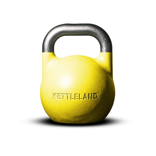 Kettlebell de Competición Profesional Kettleland – Acero Sólido – Peso 16 kg Kettleland - Material Oficial Mundiales IKMF - Kettleland Mallorca