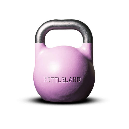 Kettlebell de Competición Profesional Kettleland– Acero Sólido – Peso 8 kg Kettleland - Material Oficial Mundiales IKMF - Kettleland Mallorca