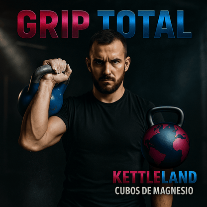 Magnesio en bloques para gimnasio y crossfit | Tiza profesional kettleland Kettleland - Material Oficial Mundiales IKMF - Kettleland Mallorca